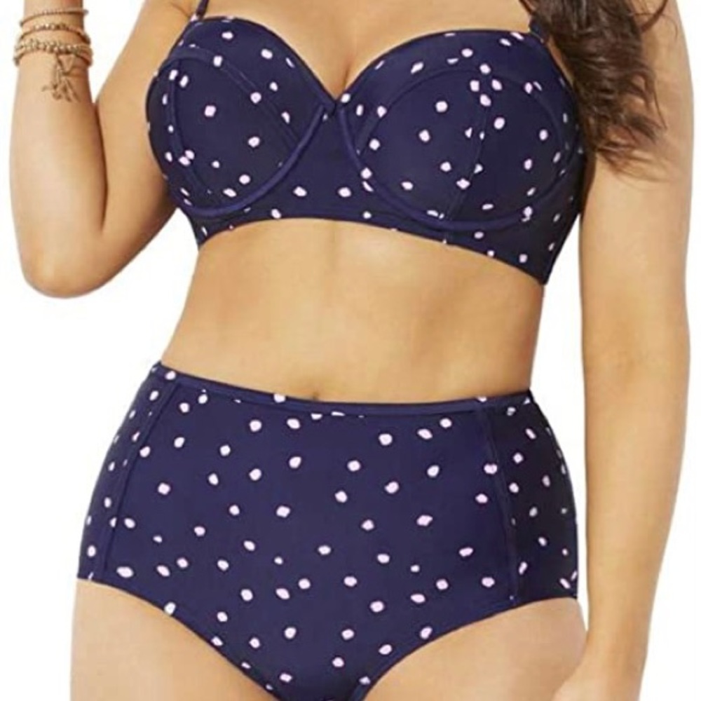 Swimsuits For All High Waisted Bikini